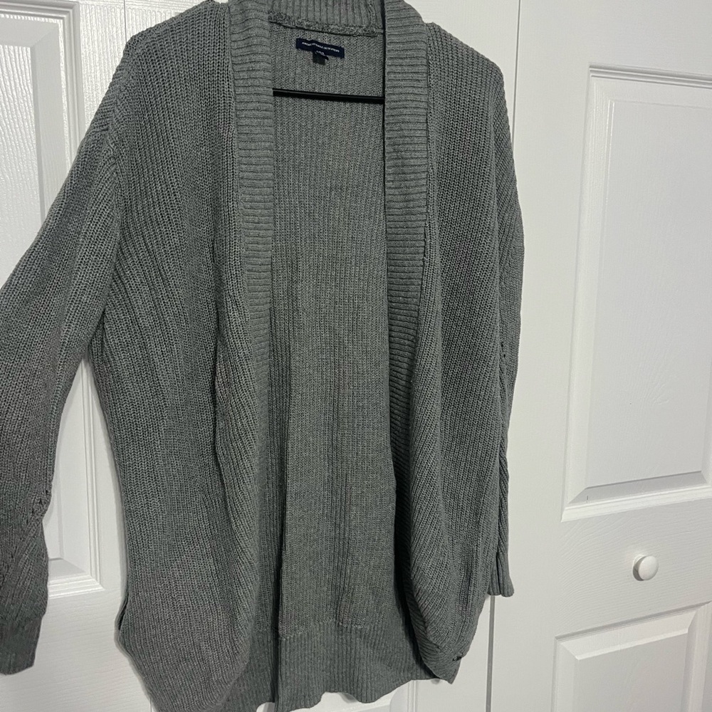 American Eagle Outfitters gray Cardigan